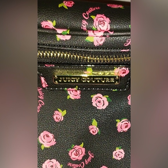 🆕🔥JUICY COUTURE SUPER STYLISH&VERY CUTE FLORAL DESIGN BELT PACK/MAKEUP BAG NWT - Picture 4 of 12